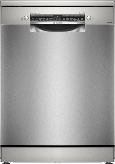 Series 6 Bosch free-standing dishwasher 60 cm Brushed steel anti-fingerprint SMS6HMI00I SMS6HMI00I-1