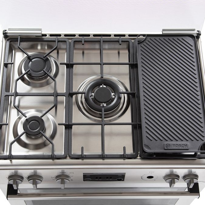 Serie 6 Cocina de gas de libre instalación PRO567 IX Acero inoxidable HSK75I45SE HSK75I45SE-6