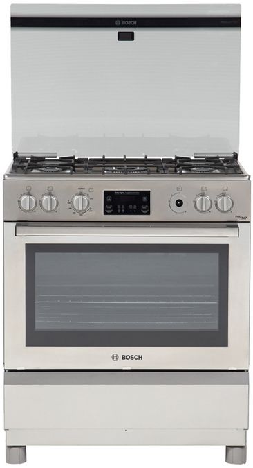 Serie 6 Cocina de gas de libre instalación PRO567 IX Acero inoxidable HSK75I45SE HSK75I45SE-1