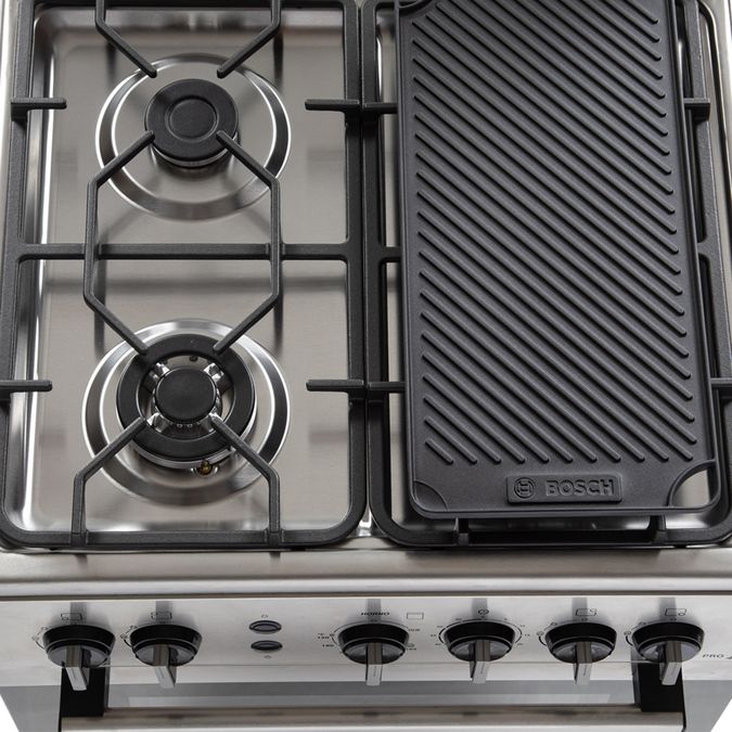 Serie 4 Cocina de gas de libre instalación PRO449 IX Acero inoxidable HSG45I22SE HSG45I22SE-6