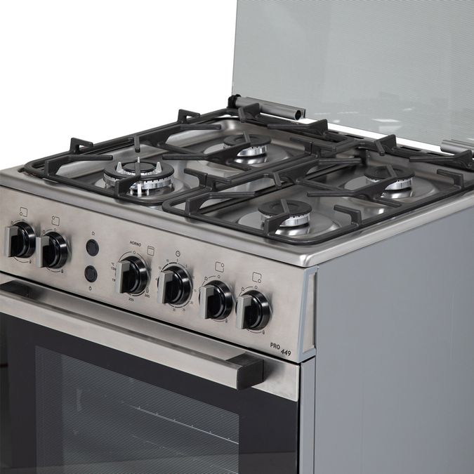 Serie 4 Cocina de gas de libre instalación PRO449 IX Acero inoxidable HSG45I22SE HSG45I22SE-5