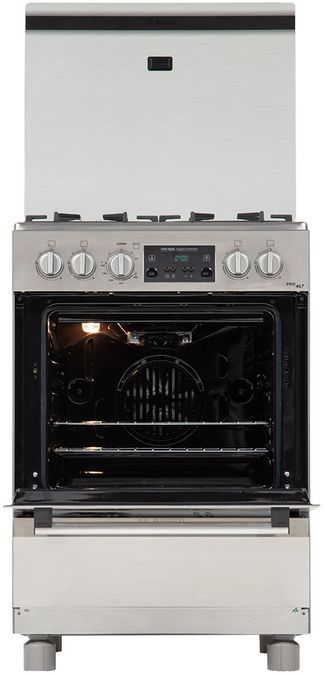 Serie 6 Cocina de gas de libre instalación PRO467 IX Acero inoxidable HSG75I42SE HSG75I42SE-3