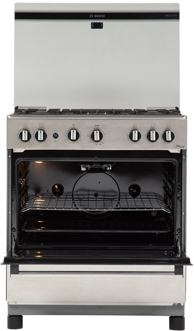 Serie 2 Cocina de gas de libre instalación PRO525-B IX Acero inoxidable HSK45I20SE HSK45I20SE-2