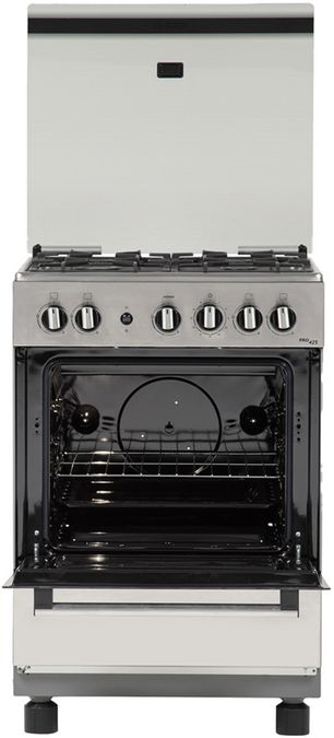 Serie 2 Cocina de gas de libre instalación PRO425 IX Gris claro HSG15I22SE HSG15I22SE-2