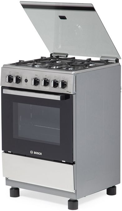 Serie 2 Cocina de gas de libre instalación PRO425 IX Gris claro HSG15I22SE HSG15I22SE-4