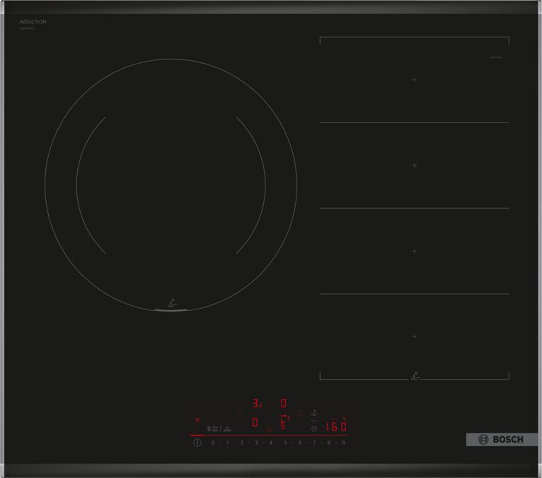 Series 6 電磁爐 60 cm 黑色, surface mount with frame PXJ675HC1E PXJ675HC1E-1