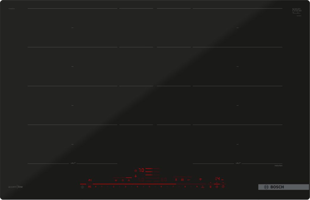 Serie 8 Induktionskochfeld 80 cm Schwarz, flächenbündig (integriert) PXY820DV1E PXY820DV1E-1