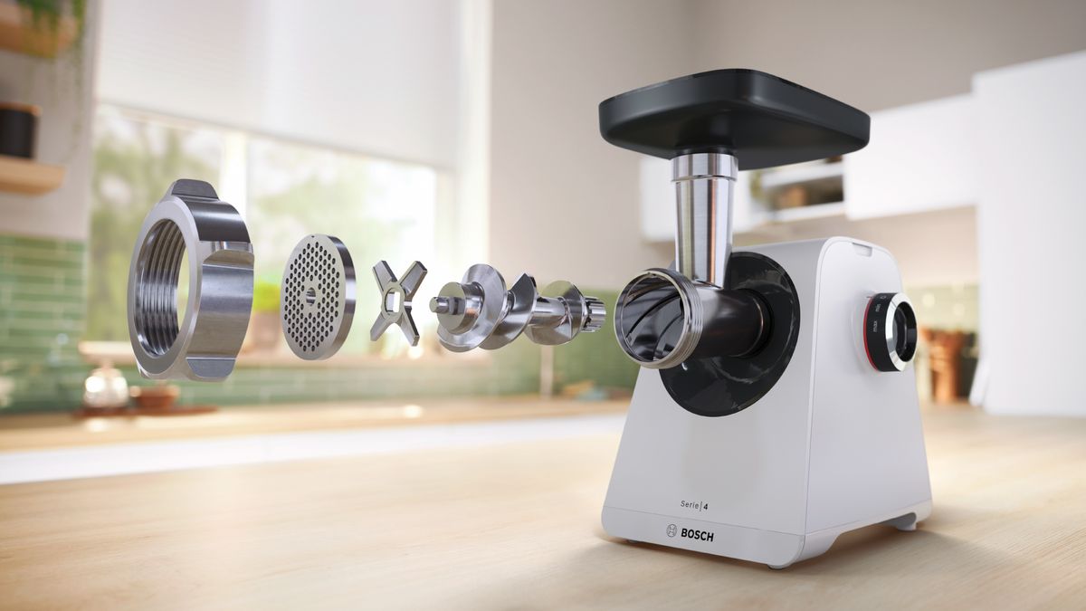 Serie 4 Köttkvarn MultiPower 1900 W Vit, vit MFWS420W MFWS420W-5