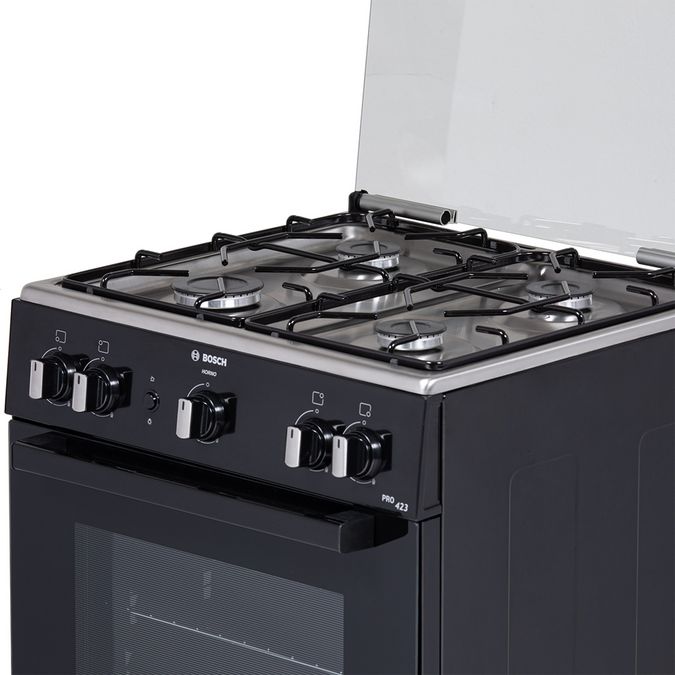 Serie 2 Cocina de gas de libre instalación PRO423 NG Negro HSG18N21SE HSG18N21SE-2