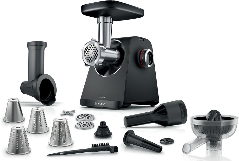 Serie 4 Kødkværn MultiPower 1900 W Sort, sort MFWS450B MFWS450B-1