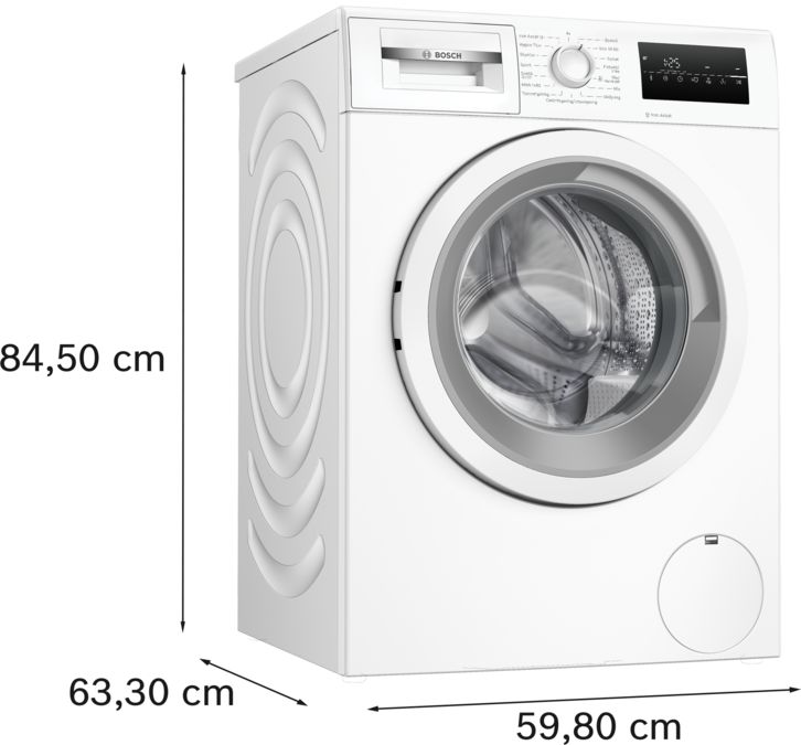 B-vara -Serie 4 Tvättmaskin, frontmatad 8 kg max. 1200 varv/min WAN2421CSNB WAN2421CSNB-7