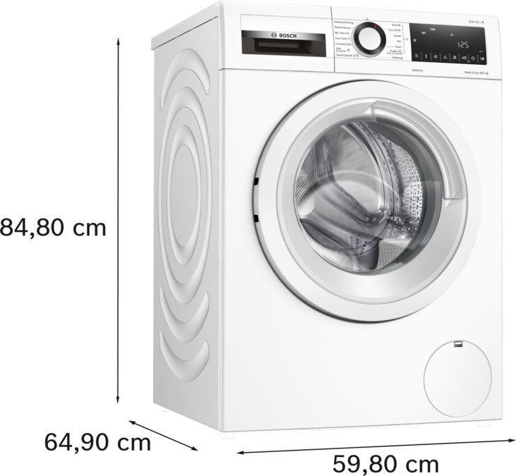 Serie 4 Kombinerad tvätt och tork 8/5 kg 1400 v/min WNA134L0SN WNA134L0SN-5