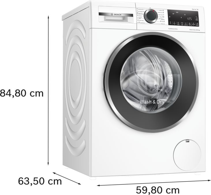 Series 6 washer dryer 10/5 kg 1400 rpm WNA254U1AU WNA254U1AU-5