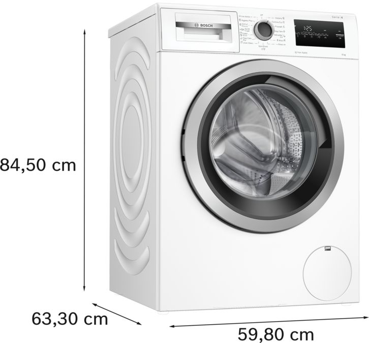 Series 4 Washing machine, front loader 9 kg 1200 rpm WAN24126AU WAN24126AU-7