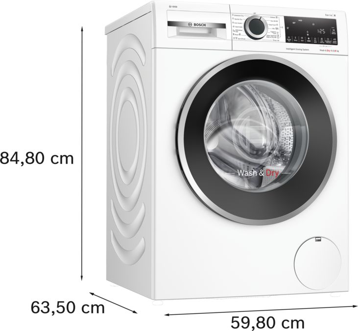 Seria 6 Mașina de spălat rufe cu uscător 10.5/6 kg 1400 rpm WNG254A0BY WNG254A0BY-5