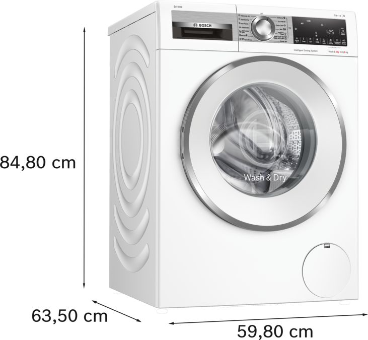 Serie 6 Was-/droogcombinatie 10.5/6 kg 1400 rpm WNG254A9BY WNG254A9BY-5