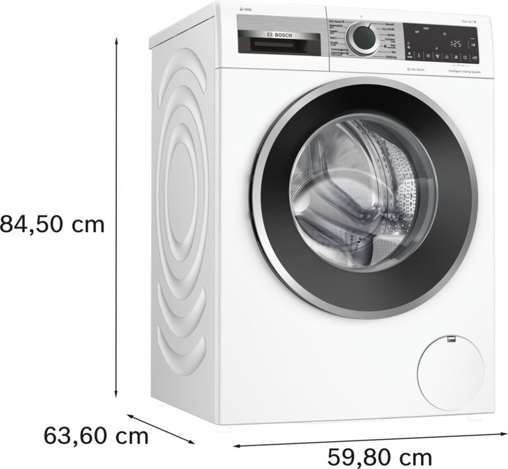 B-vara -Serie 6 Tvättmaskin, frontmatad 9 kg max. 1400 varv/min WGG244FTSNB WGG244FTSNB-8