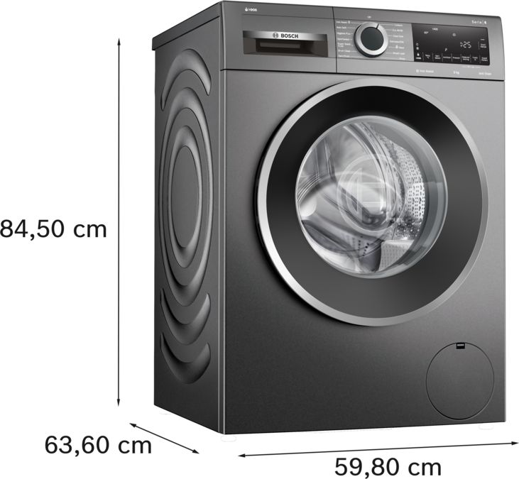 Series 6 Washing machine, front loader 9 kg 1400 rpm WGG244FCGB WGG244FCGB-5