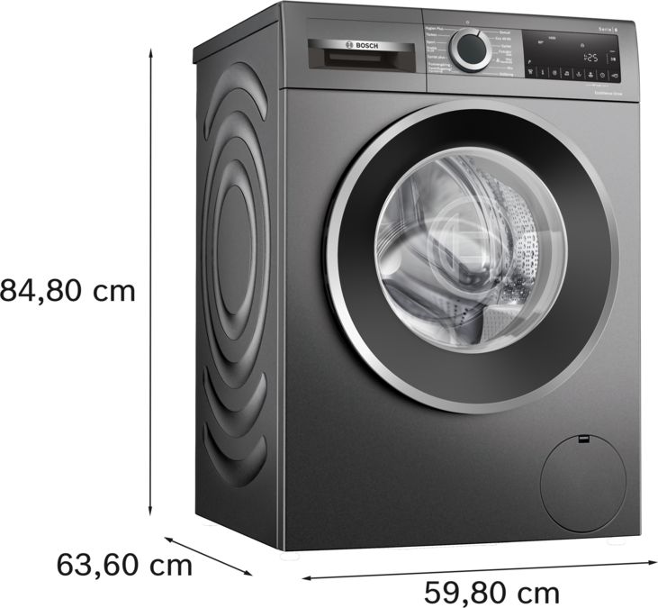 Serie 6 Tvättmaskin, frontmatad 9 kg 1400 v/min WGG2440RSN WGG2440RSN-6