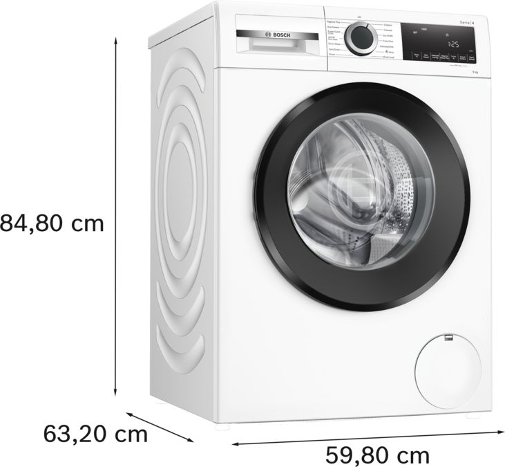Series 4 Washing machine, front loader 9 kg 1400 rpm WGG04409GB WGG04409GB-6