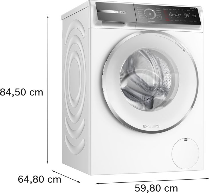 Seria 8 Mașina de spălat rufe cu încarcare frontală 10 kg 1600 rpm WGB25690BY WGB25690BY-5