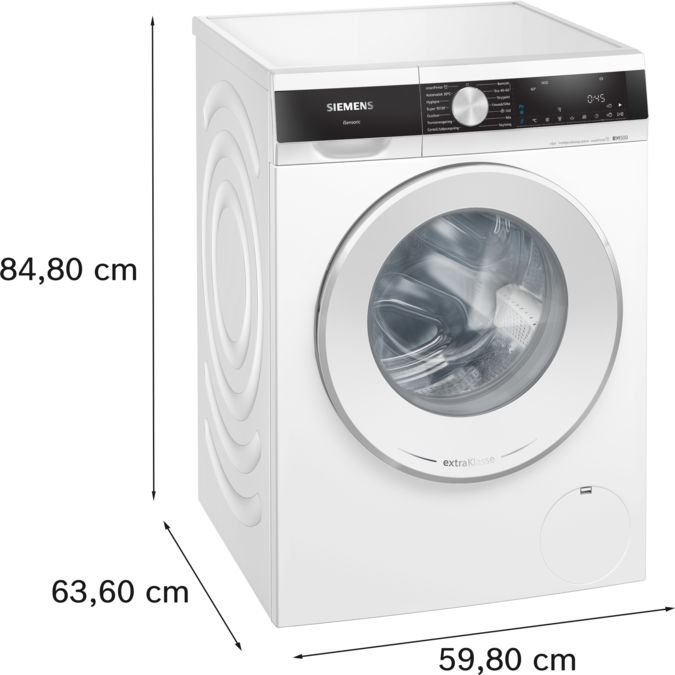 iQ500 Vaskemaskine 9 kg 1400 omdr./min., Hvid WG44G2FCDN WG44G2FCDN-6