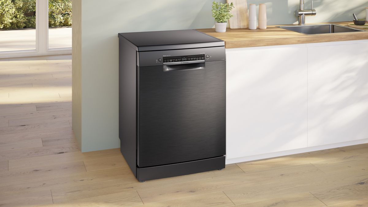 Series 6 Bosch free-standing dishwasher 60 cm Brushed black steel anti-fingerprint SMS6HMC00I SMS6HMC00I-2