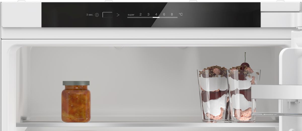 Series 4 Built-in fridge-freezer with freezer at bottom 177.2 x 54.1 cm sliding hinge KIV87VSE0G KIV87VSE0G-2