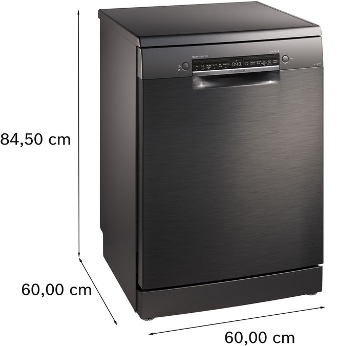 Series 6 Bosch free-standing dishwasher 60 cm Brushed black steel anti-fingerprint SMS6HMC00I SMS6HMC00I-4