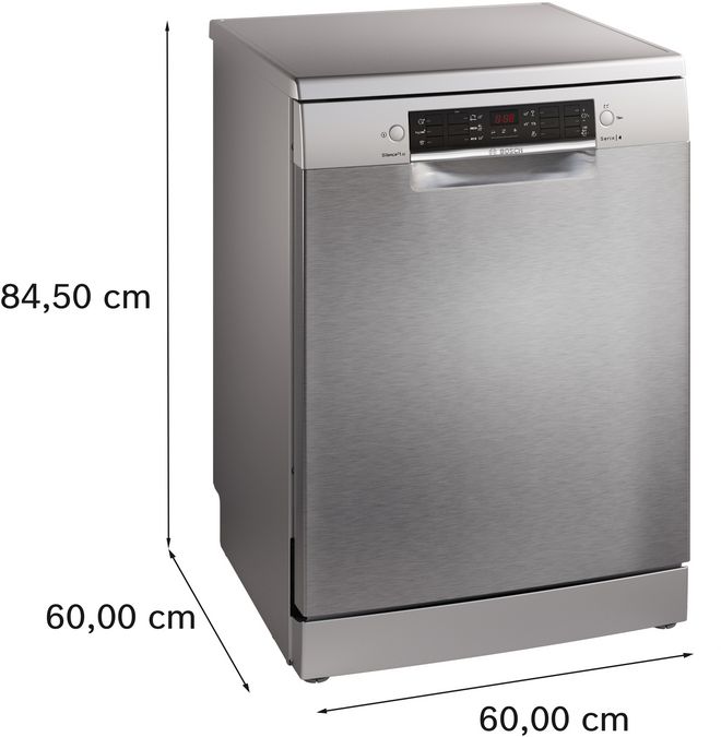 Serie | 4 Mașina de spălat vase independentă 60 cm Silver Inox anti amprenta SMS46KI01E SMS46KI01E-4