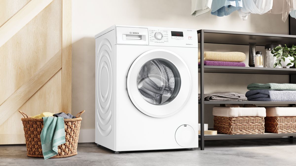 Serie 2 Tvättmaskin, frontmatad 8 kg max. 1200 varv/min WGE03200SN WGE03200SN-5