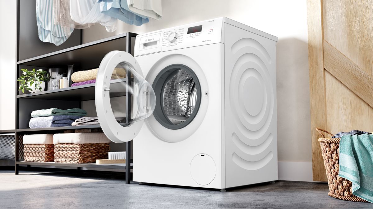 Serie 2 Tvättmaskin, frontmatad 8 kg max. 1200 varv/min WGE03200SN WGE03200SN-4