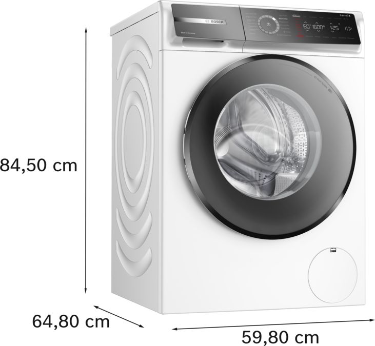 Serie 8 Waschmaschine, Frontlader 10 kg 1600 U/min. WGB256041 WGB256041-5