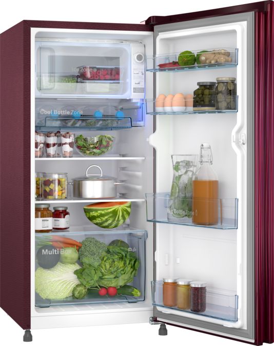 Series 4 free-standing fridge 114 x 53.8 cm Red CST18W33NI CST18W33NI-2