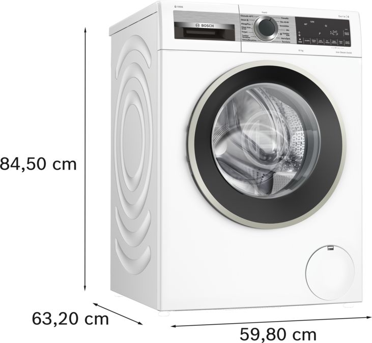 Serie 6 Çamaşır Makinesi 10 kg 1200 dev./dak. WGA252F0TR WGA252F0TR-7