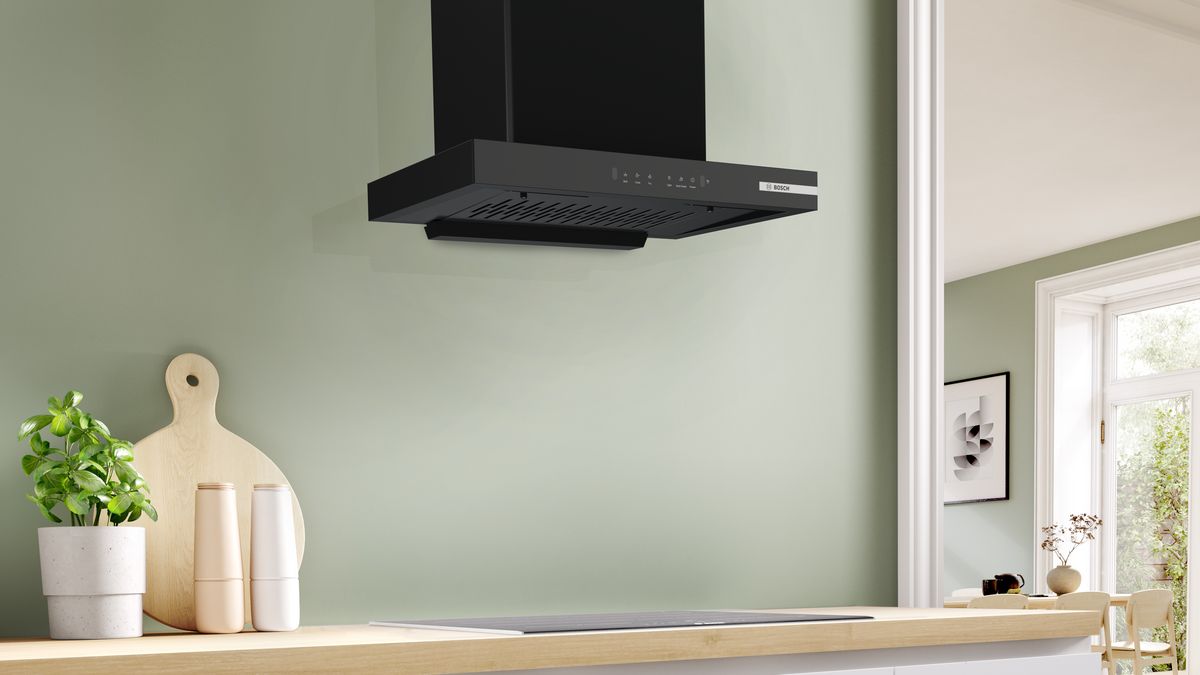 Series 4 wall-mounted cooker hood 60 cm Black DWB68IJ60I DWB68IJ60I-2