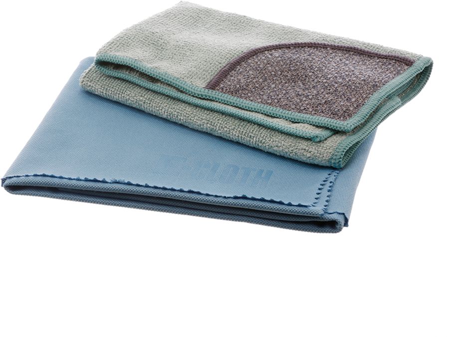 Cleaning cloth Microfiber E-Cloth set for stainless steel and glass 00312327 00312327-3