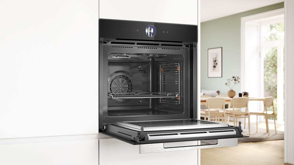 Serie 8 Horno con microondas 60 x 60 cm Negro HMG7764B1 HMG7764B1-4