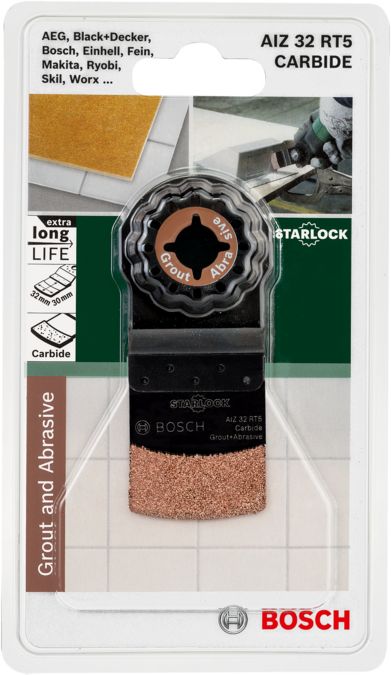 Starlock AIZ 32 RT5 Carbide-RIFF-Tauchsägeblatt Säbelsägeblätter, Multifunktionswerkzeug 2609256C48 2609256C48-2