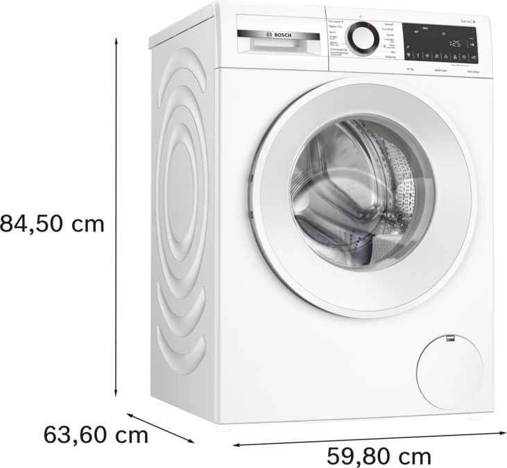 Serie 6 Vaskemaskine 10 kg maks. 1600 omdr./min. WGG256ZZSN WGG256ZZSN-6