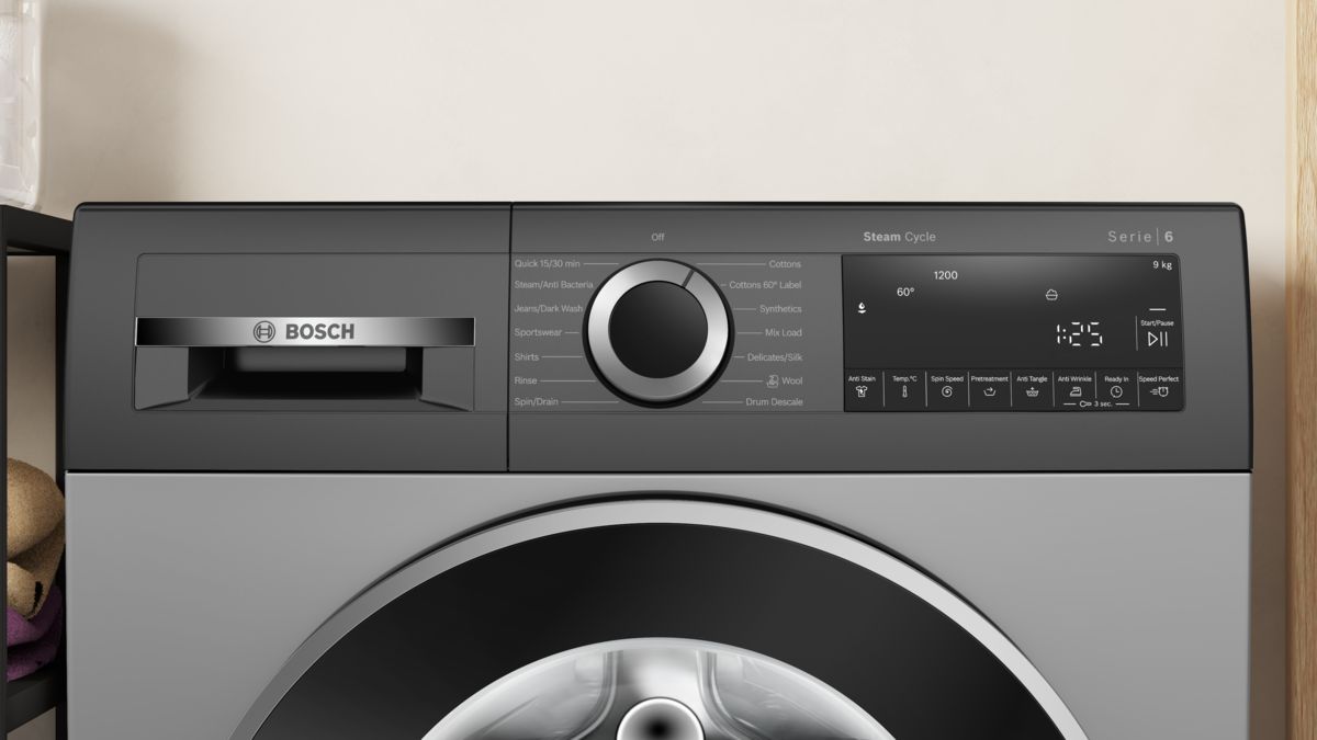 Series 6 washing machine, front loader 9 kg 1200 rpm WGA2420SIN WGA2420SIN-2