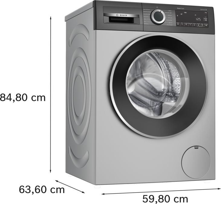 Series 6 washing machine, front loader 9 kg 1200 rpm WGA2420SIN WGA2420SIN-6