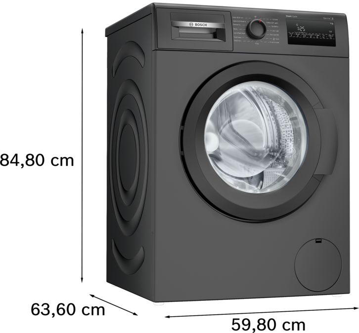 Series 2 washing machine, front loader 8 kg 1400 rpm WAJ2826DIN WAJ2826DIN-5