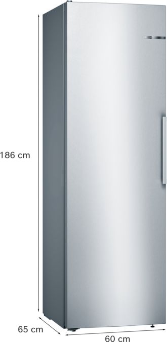 Serie 4 Frigorífico de libre instalación 186 x 60 cm Acabado acero inoxidable KSV36VLEP KSV36VLEP-6