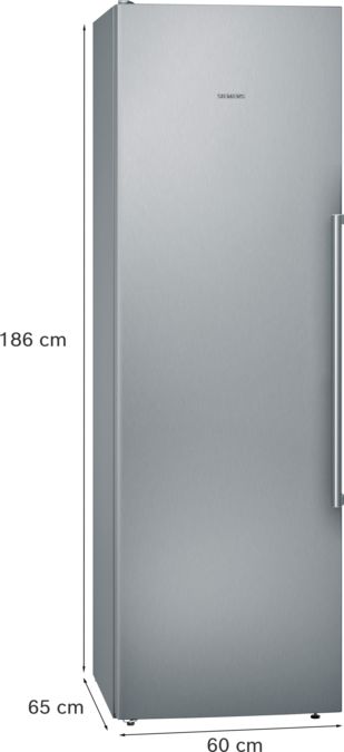 iQ500 Kylskåp 186 x 60 cm Rostfritt stål KS36VAIEP KS36VAIEP-7