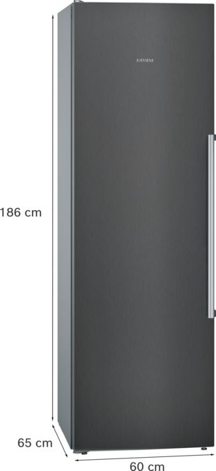 iQ500 Kylskåp 186 x 60 cm blackSteel KS36VAXEP KS36VAXEP-7