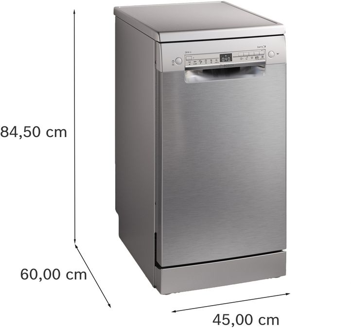 Serie 2 Lavavajillas de libre instalación 45 cm Acero cepillado antihuellas SPS2HKI55E SPS2HKI55E-5