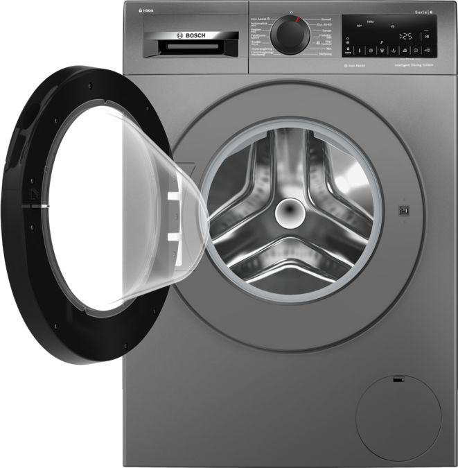B-vara -Serie 6 Tvättmaskin, frontmatad 9 kg max. 1400 varv/min, Antracitgrå WGG244RFSNB WGG244RFSNB-7