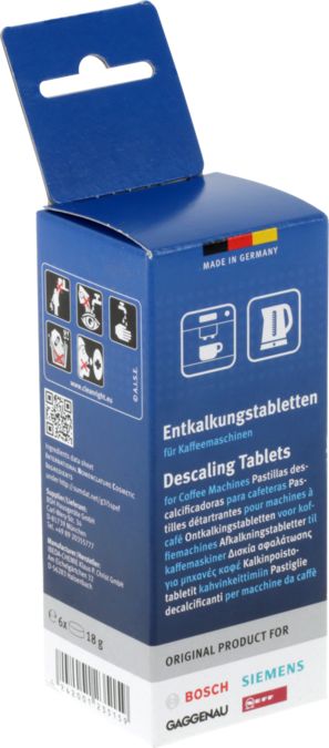 Descaling tablets for coffee machines and kettles 00311864 00311864-3