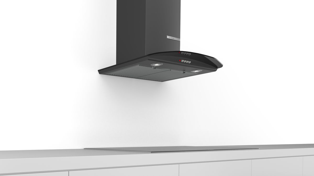 Series 2 wall-mounted cooker hood 60 cm Flat black DWH068D60I DWH068D60I-5